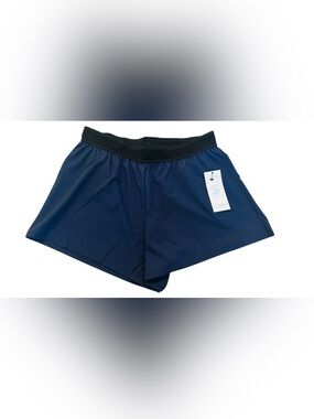 Beverly Hills Polo Club Navy Athletic Shorts with Black Waistband size XL